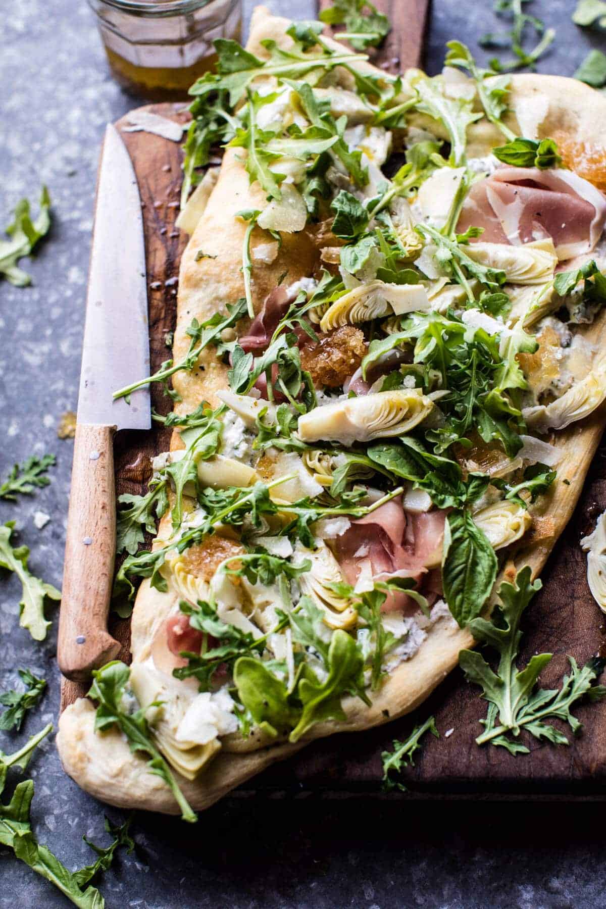 Artichoke Ricotta Flatbread | halfbakedharvest.com @hbharvest