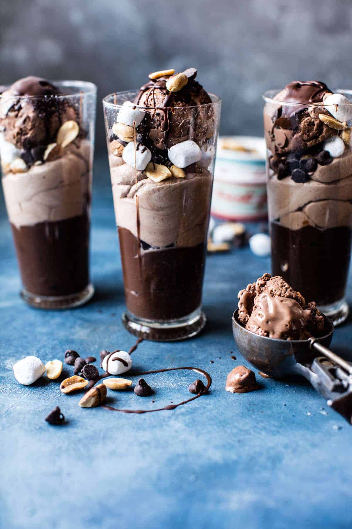 Rocky Road Pudding Parfaits | halfbakedharvest.com @hbharvest