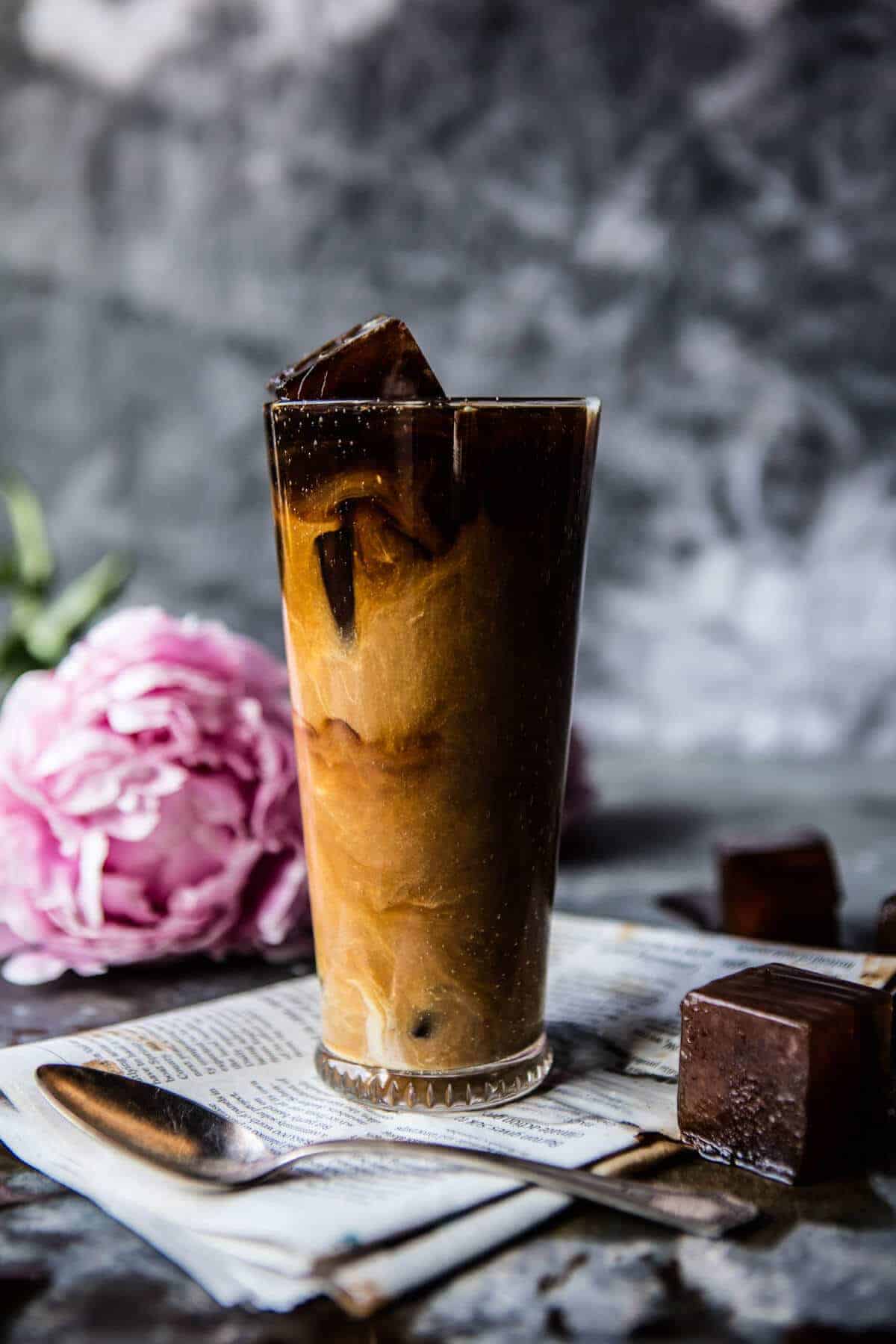 My Perfect Vanilla Bean Iced Coffee | halfbakedharvest.com @ hbharvest