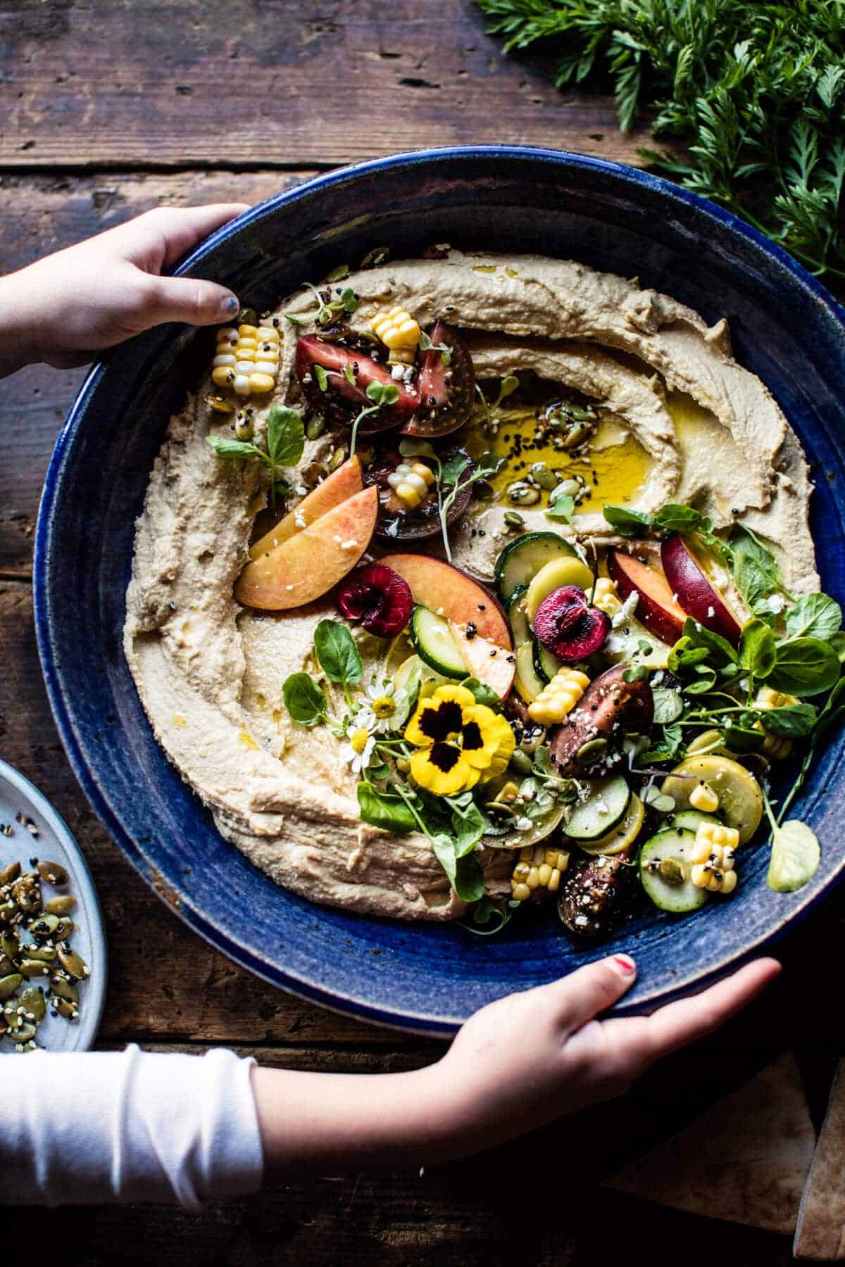 Farmers Market Hummus | halfbakedharvest.com @hbharvest
