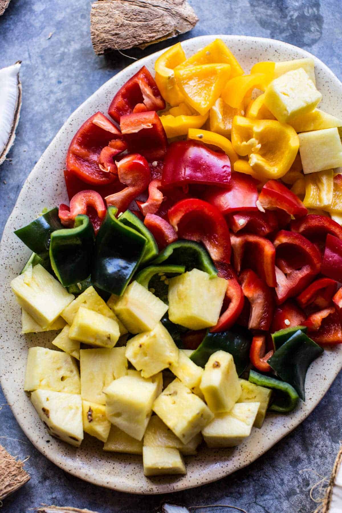 Hawaiian BBQ Skewers with Sriracha Lime Butter | halfbakedharvest.com @hbharvest