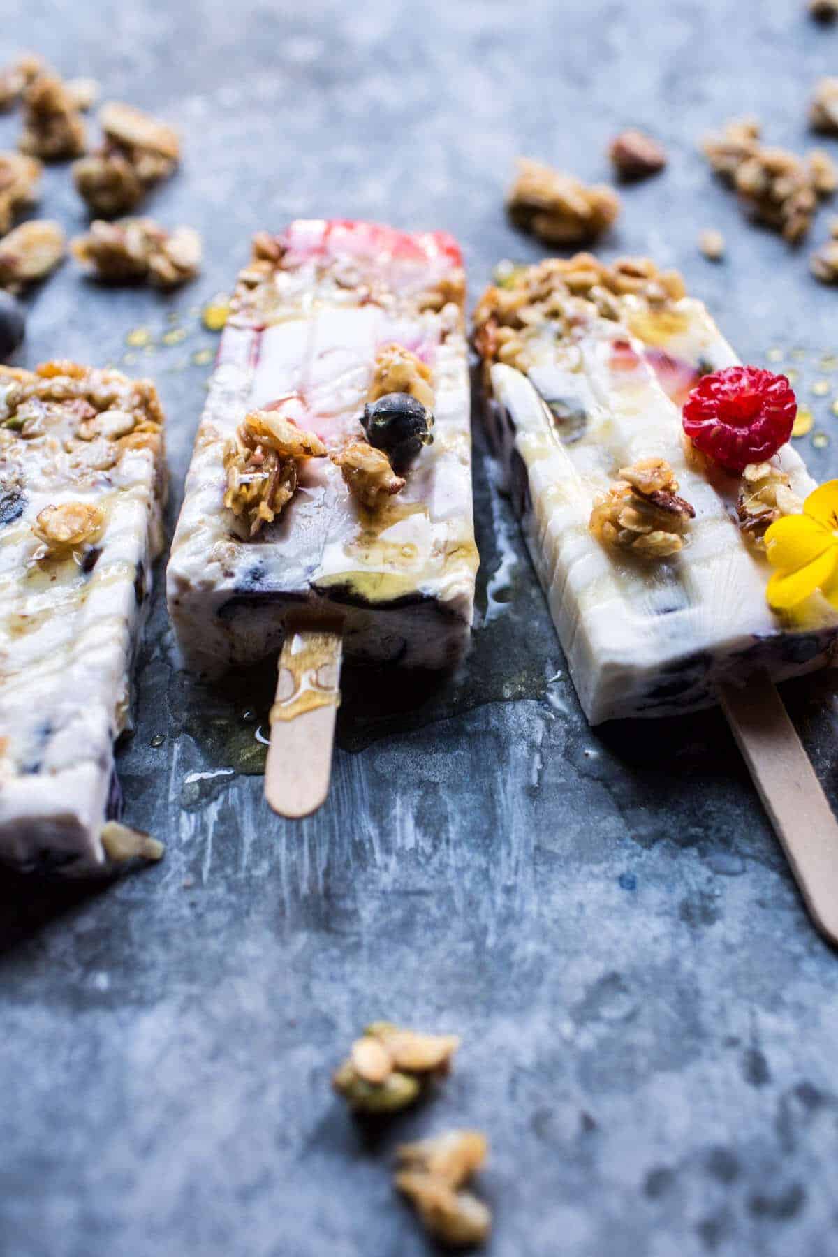 Creamy Coconut Almond Breakfast Pops | halfbakedharvest.com @hbharvest