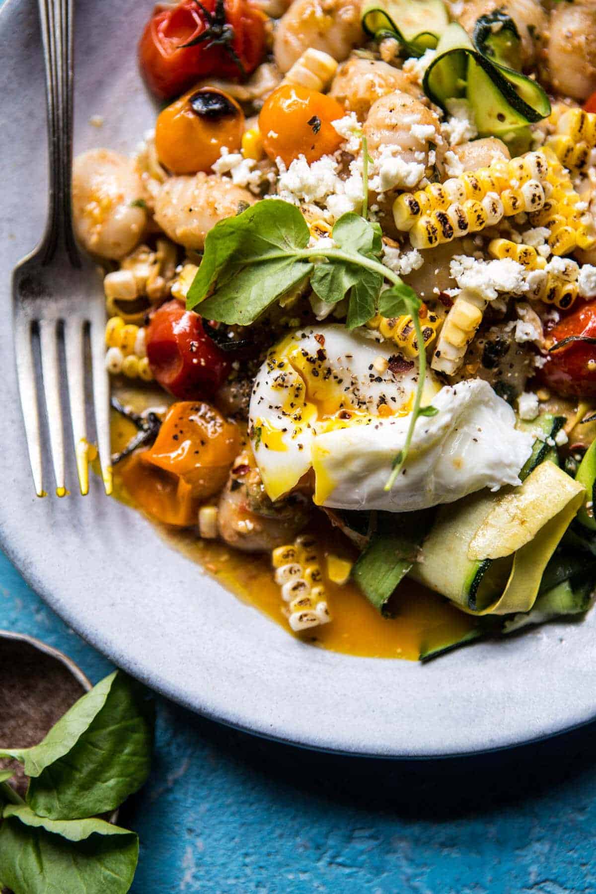 Simple Summer Tomato Pesto and Grilled Corn Gnocchi | halfbakedharvest.com @hbharvest
