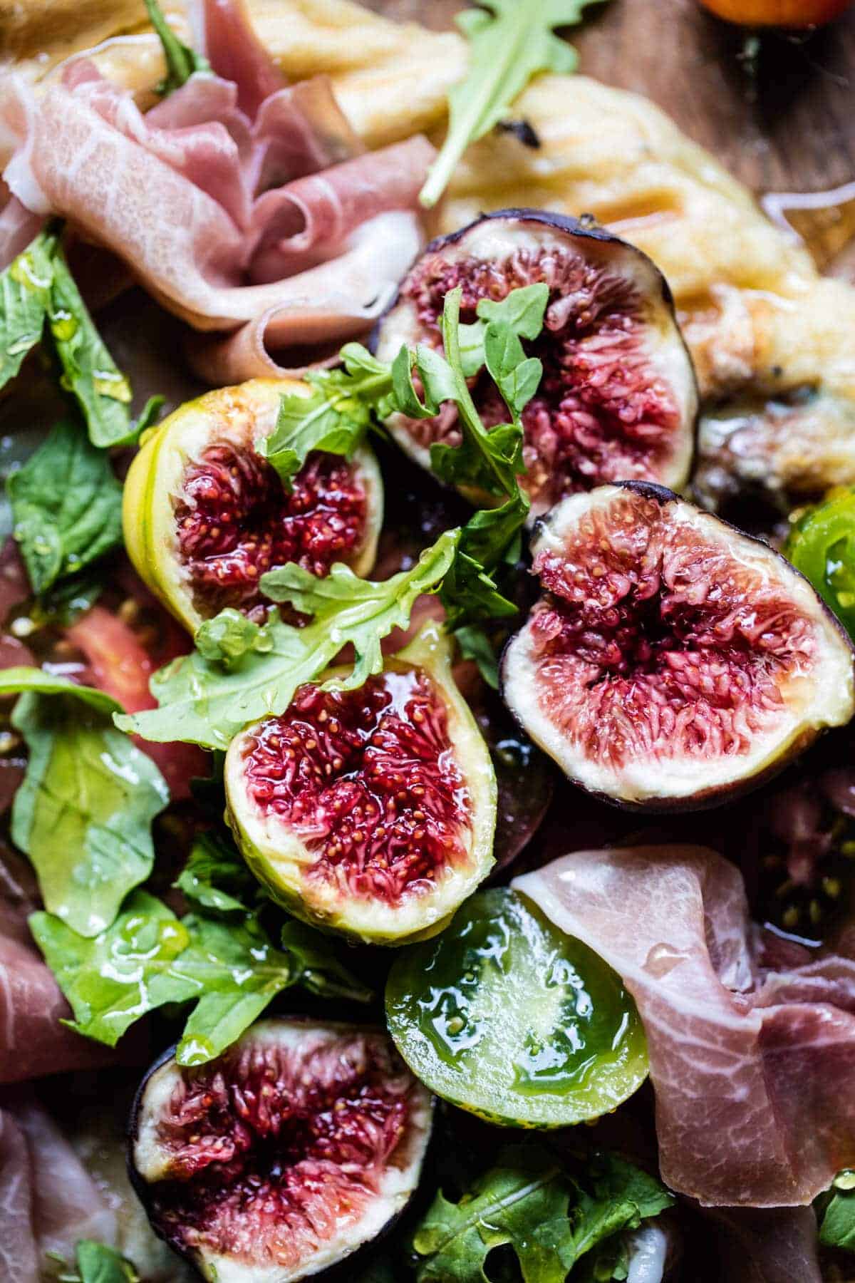 Grilled Tomato, Fig and Prosciutto Pizza | halfbakedharvest.com @hbharvest