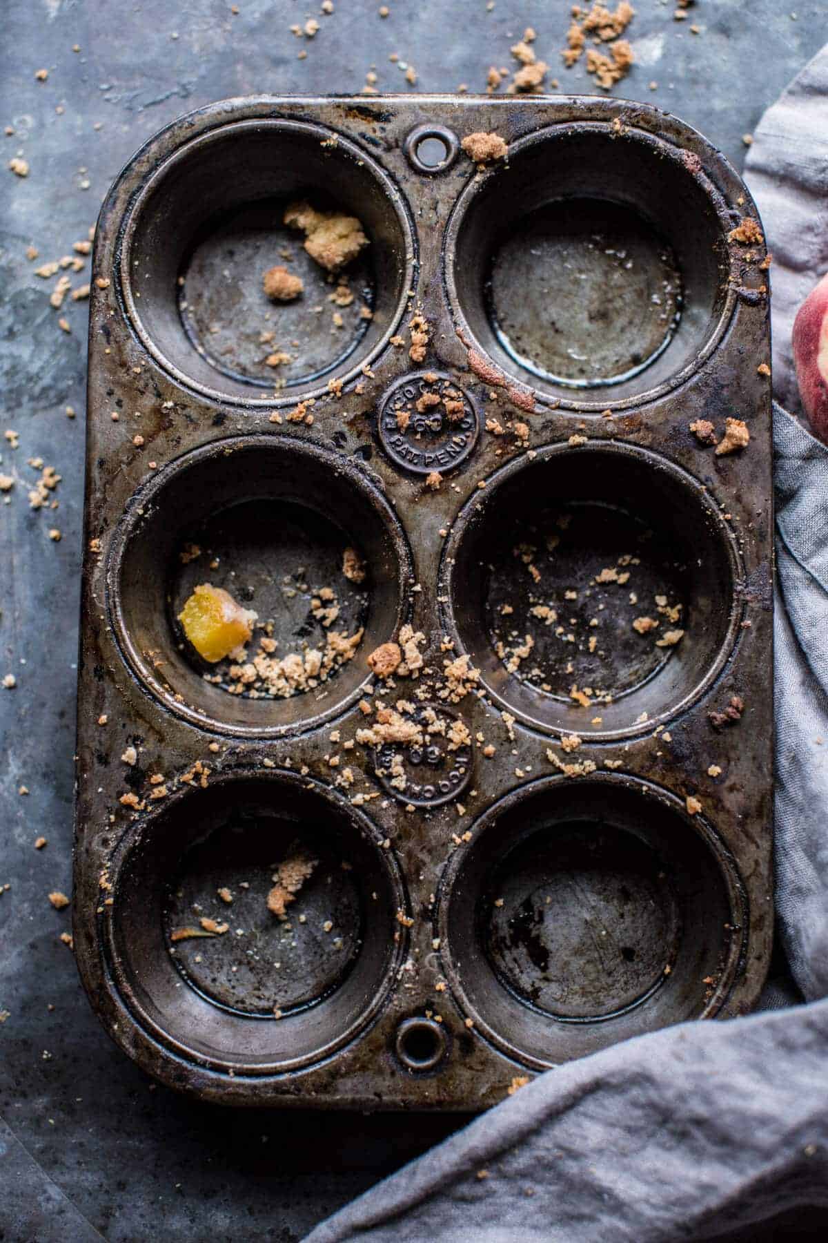 Zucchini Peach Streusel Muffins | halfbakedharvest.com @hbharvest