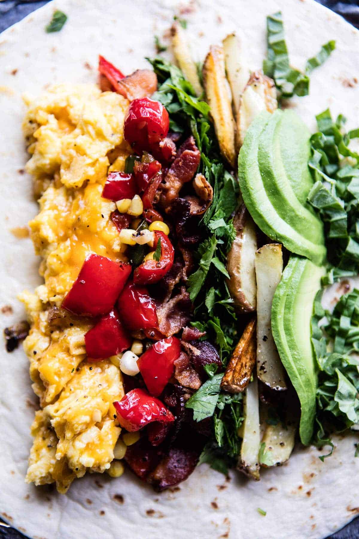 Avocado Breakfast Burrito | halfbakedharvest.com @hbharvest