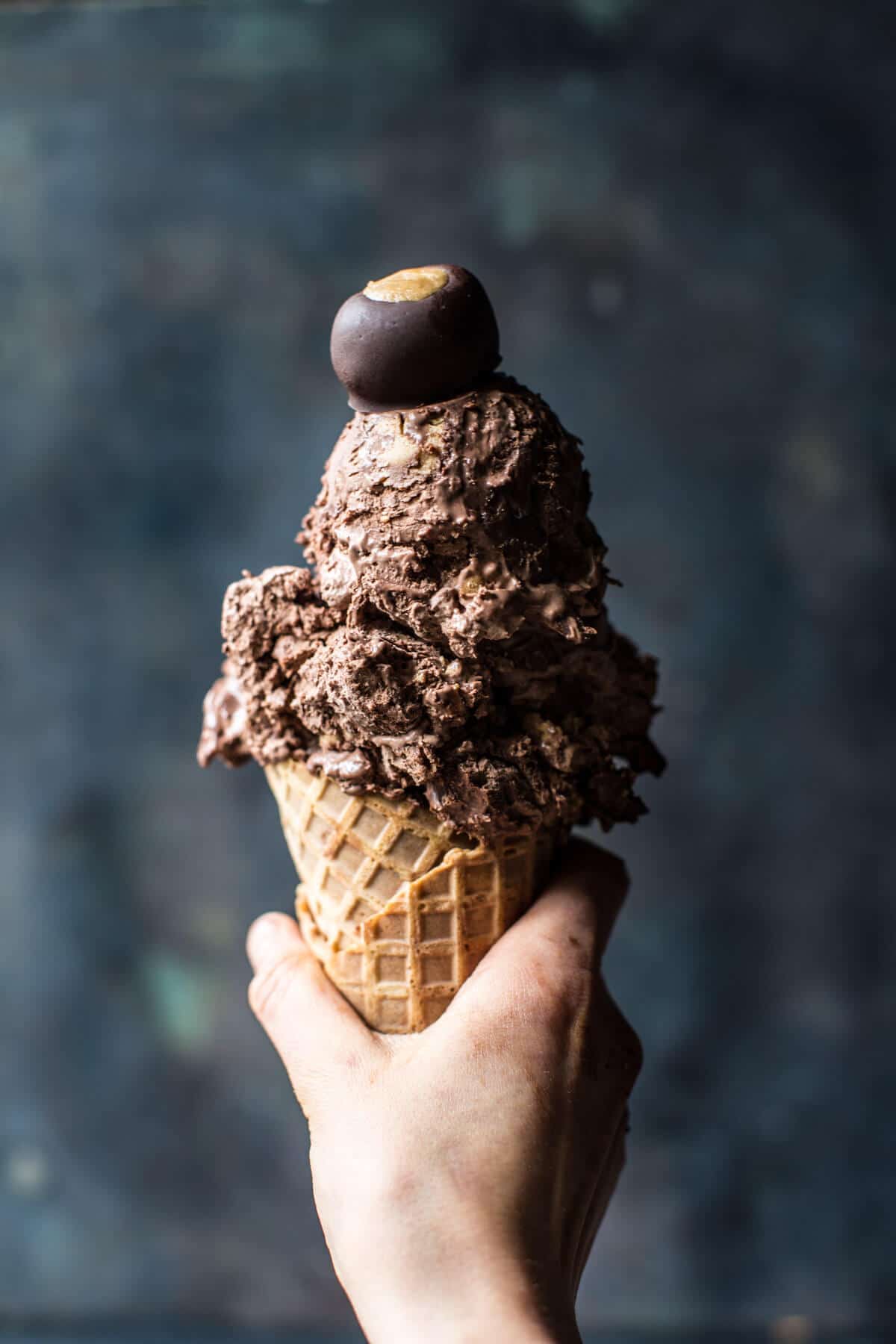 Buckeye Fudge Ice Cream | halfbakedharvest.com @hbharvest
