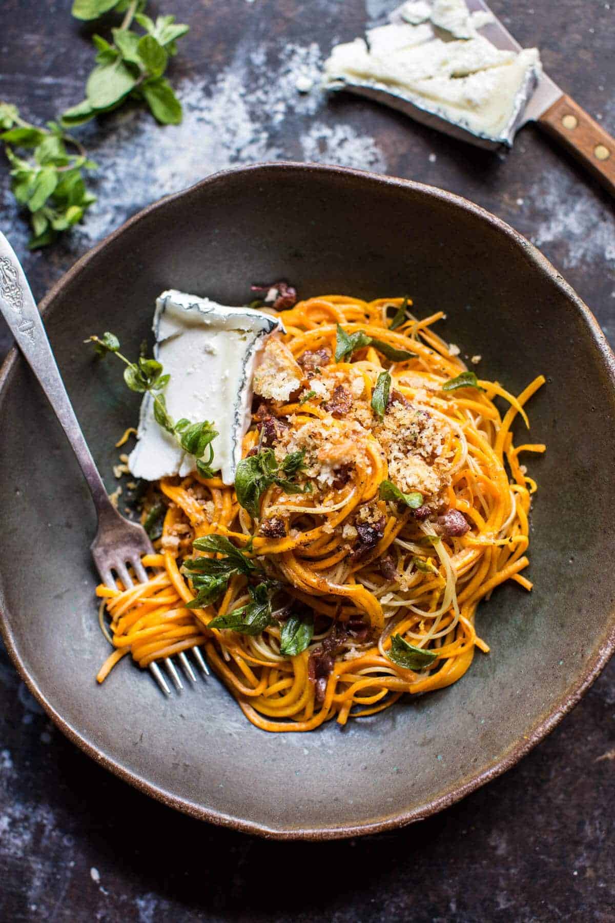 Butternut Squash Goat Cheese Pasta | halfbakedharvest.com @hbharvest