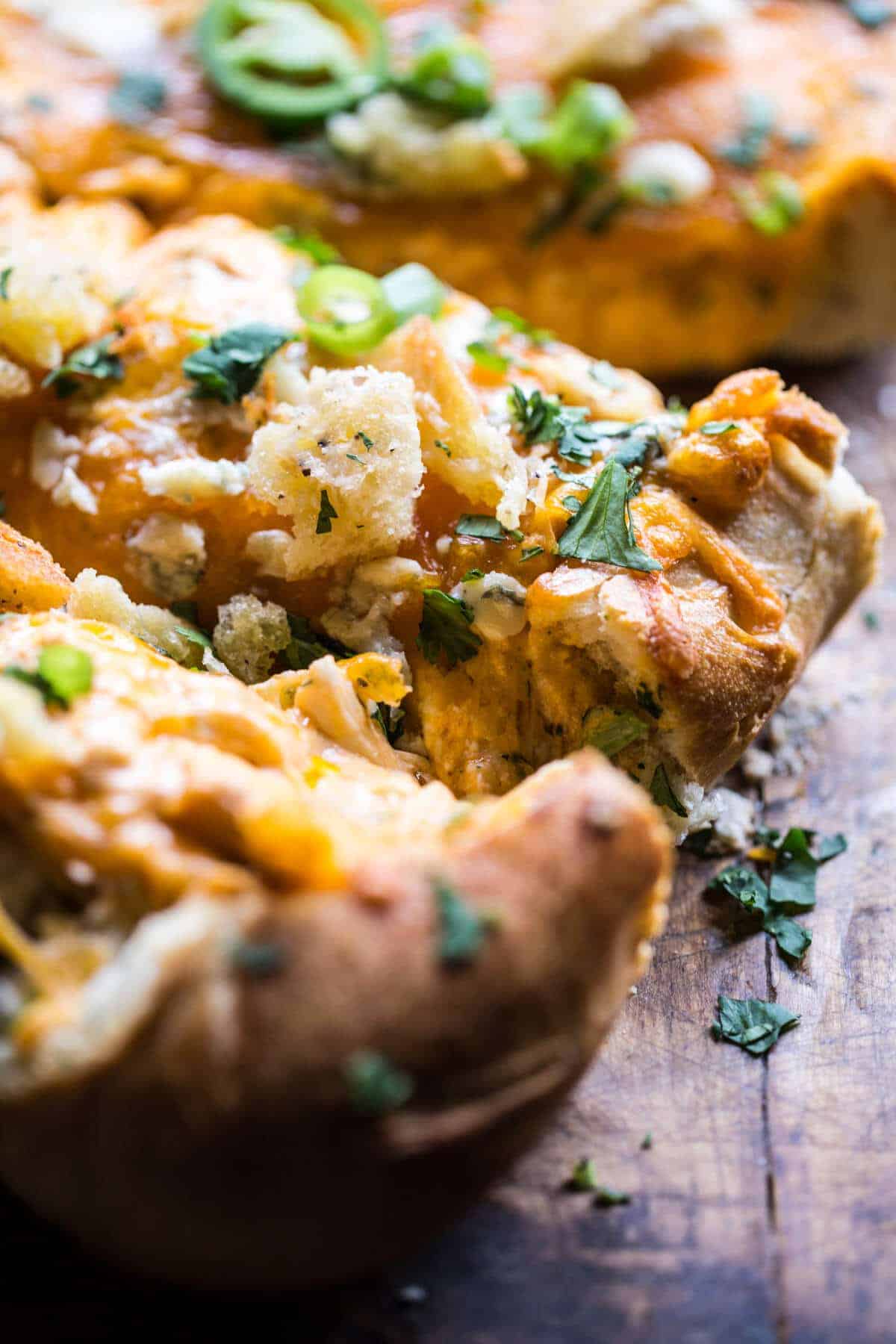 Cheesy Buffalo Chicken French Bread | halfbakedharvest.com @hbharvest