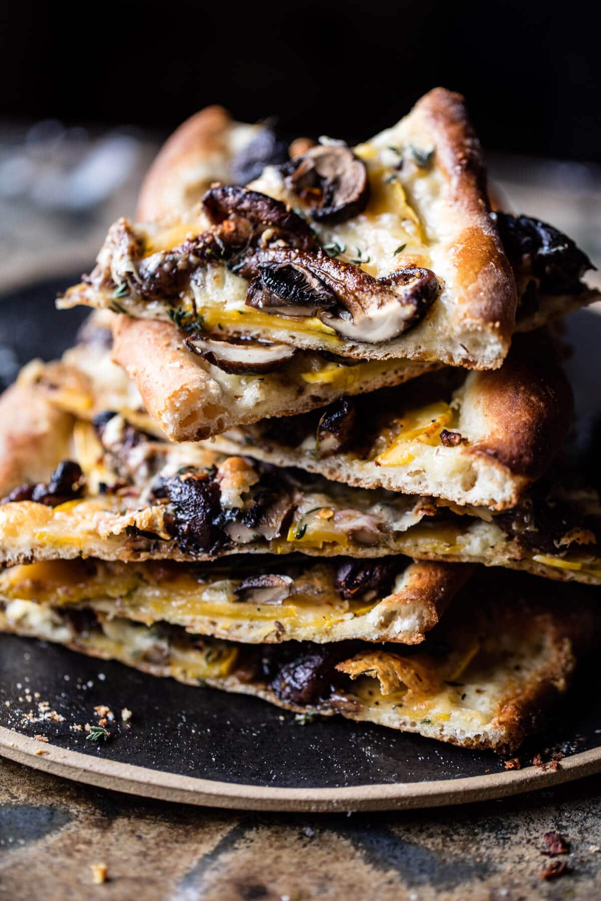 Balsamic Mushroom and Goat Cheese Pizza | halfbakedharvest.com @hbharvest