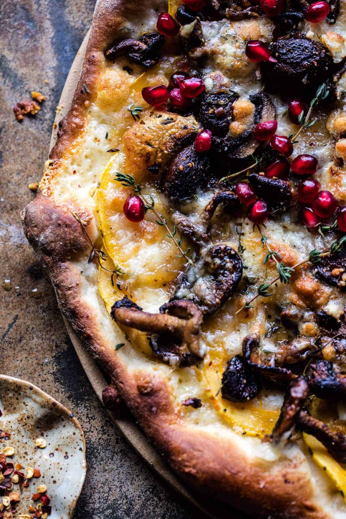 Balsamic Mushroom and Goat Cheese Pizza | halfbakedharvest.com @hbharvest