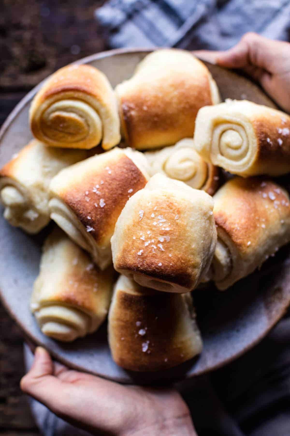 Buttery Parker House Rolls | halfbakedharvest.com @hbharvest