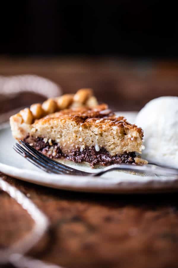 Gooey Chocolate Chip Cookie Pie | halfbakedharvest.com @hbharvest