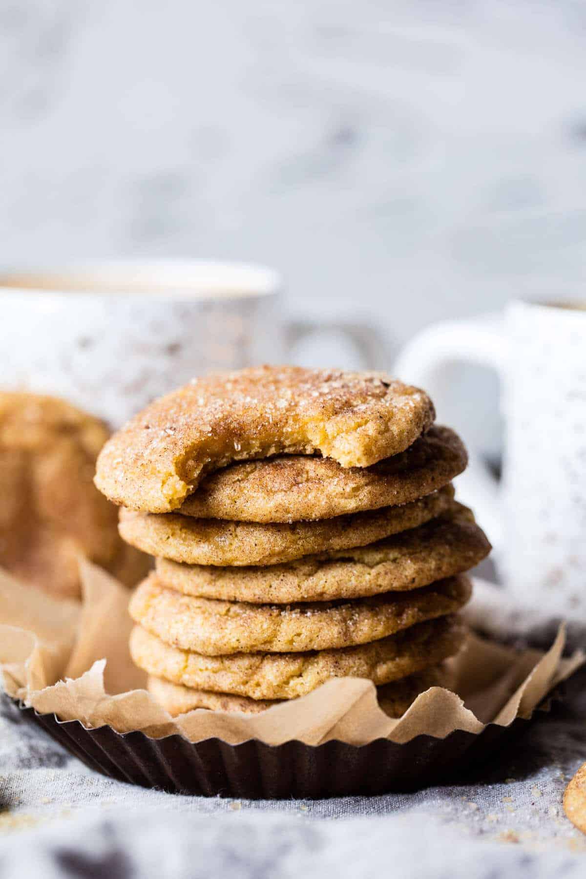 Pumpkin Chai Snickerdoodles | halfbakedharvest.com @hbharvest