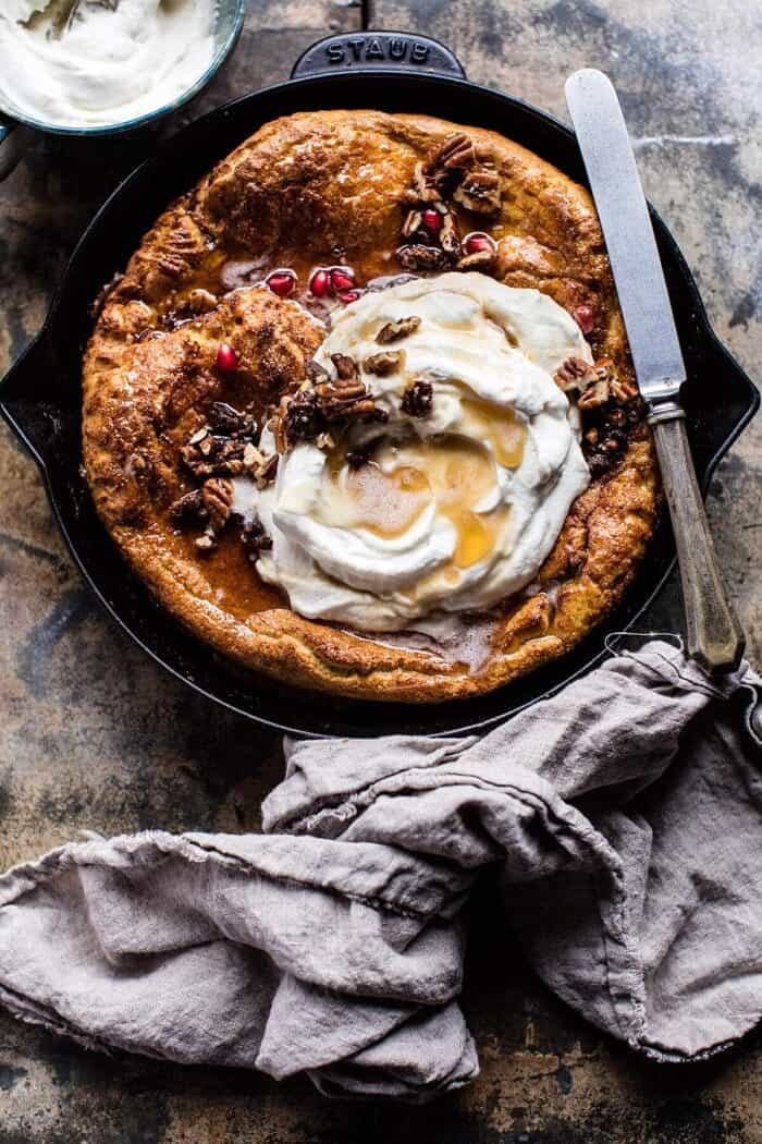 Sweet Potato Pie Dutch Baby | halfbakedharvest.com @hbharvest
