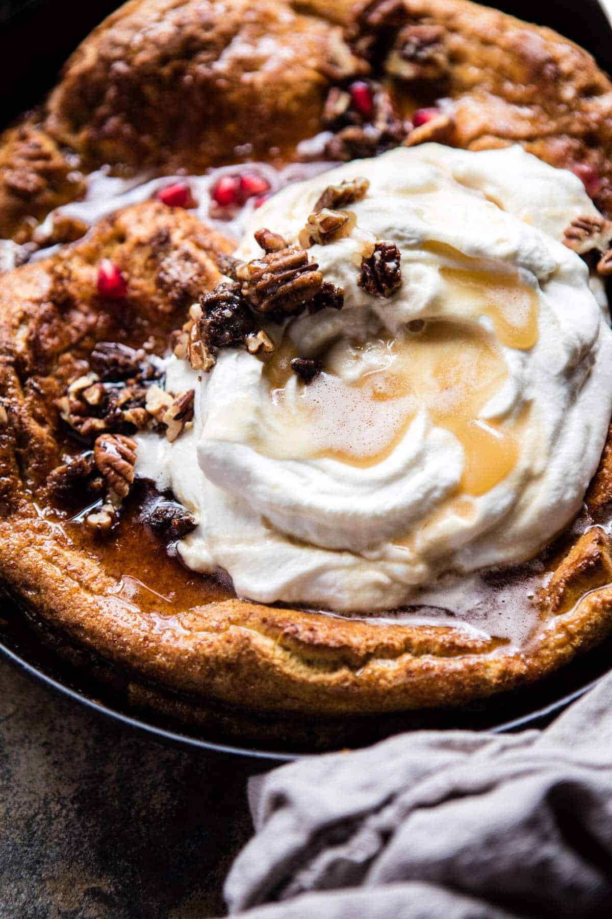 Sweet Potato Pie Dutch Baby | halfbakedharvest.com @hbharvest