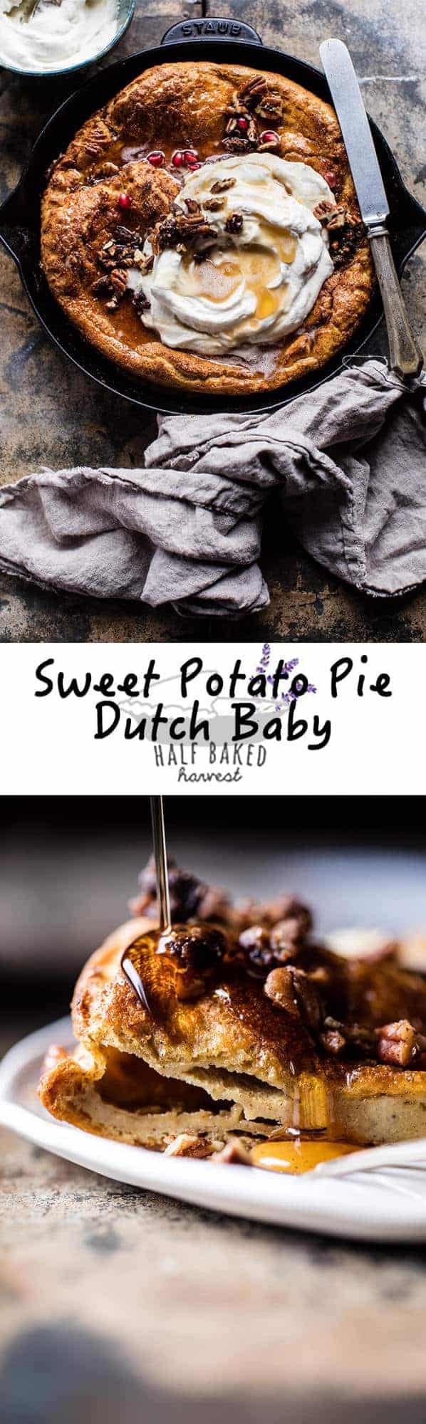 Sweet Potato Pie Dutch Baby | halfbakedharvest.com @hbharvest
