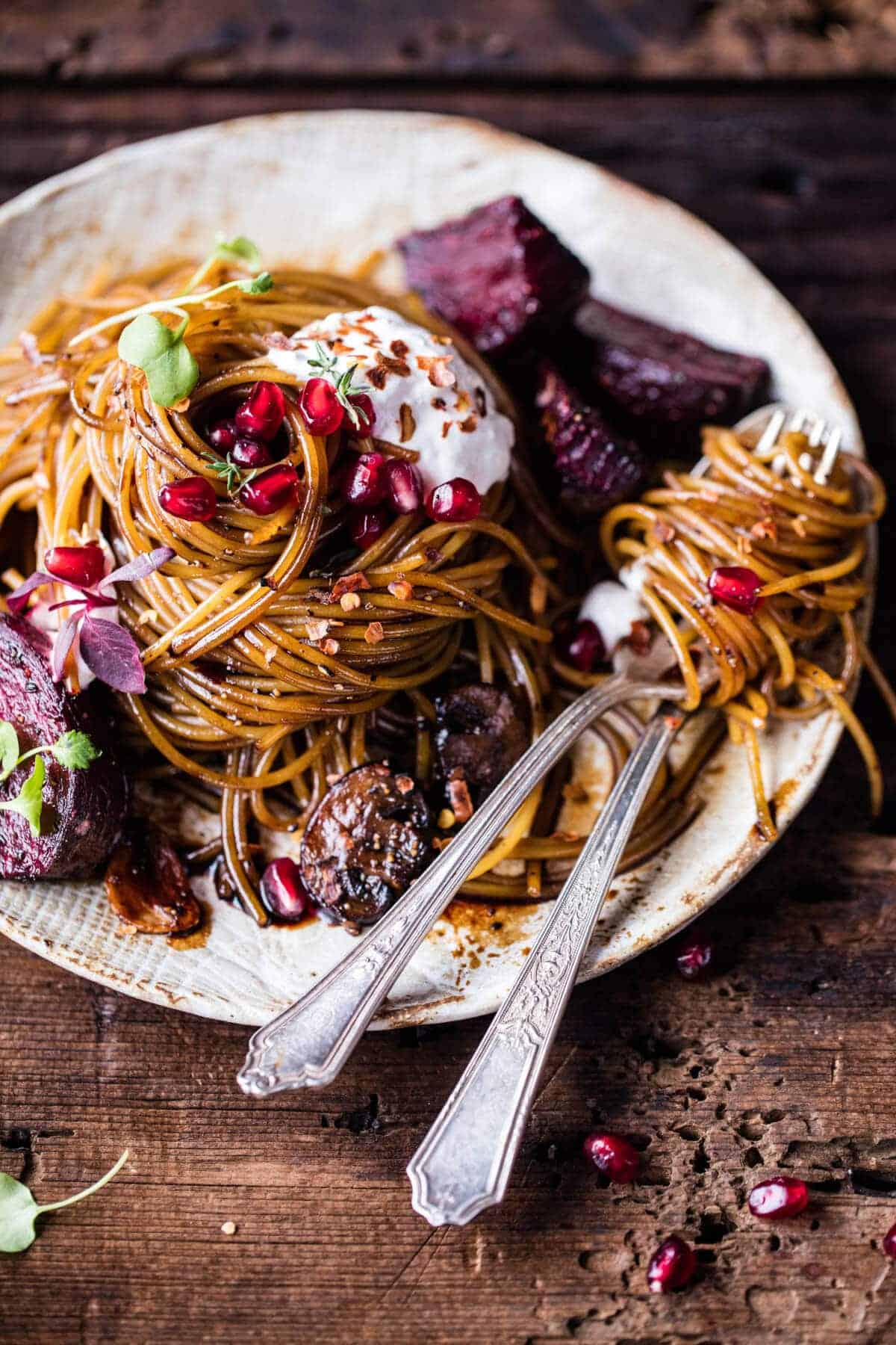 Caramelized Balsamic Goat Cheese Pasta | halfbakedharvest.com @hbharvest