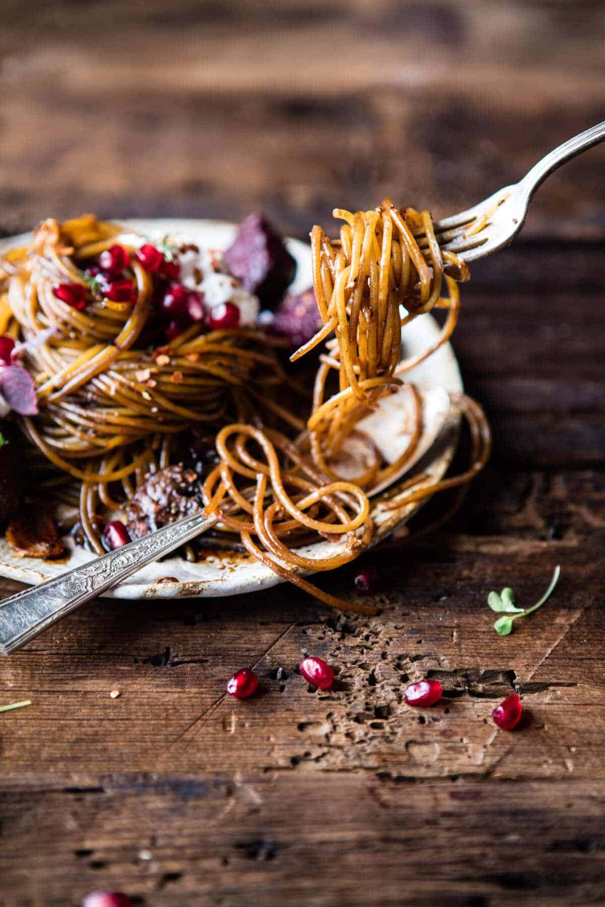 Caramelized Balsamic Goat Cheese Pasta | halfbakedharvest.com @hbharvest