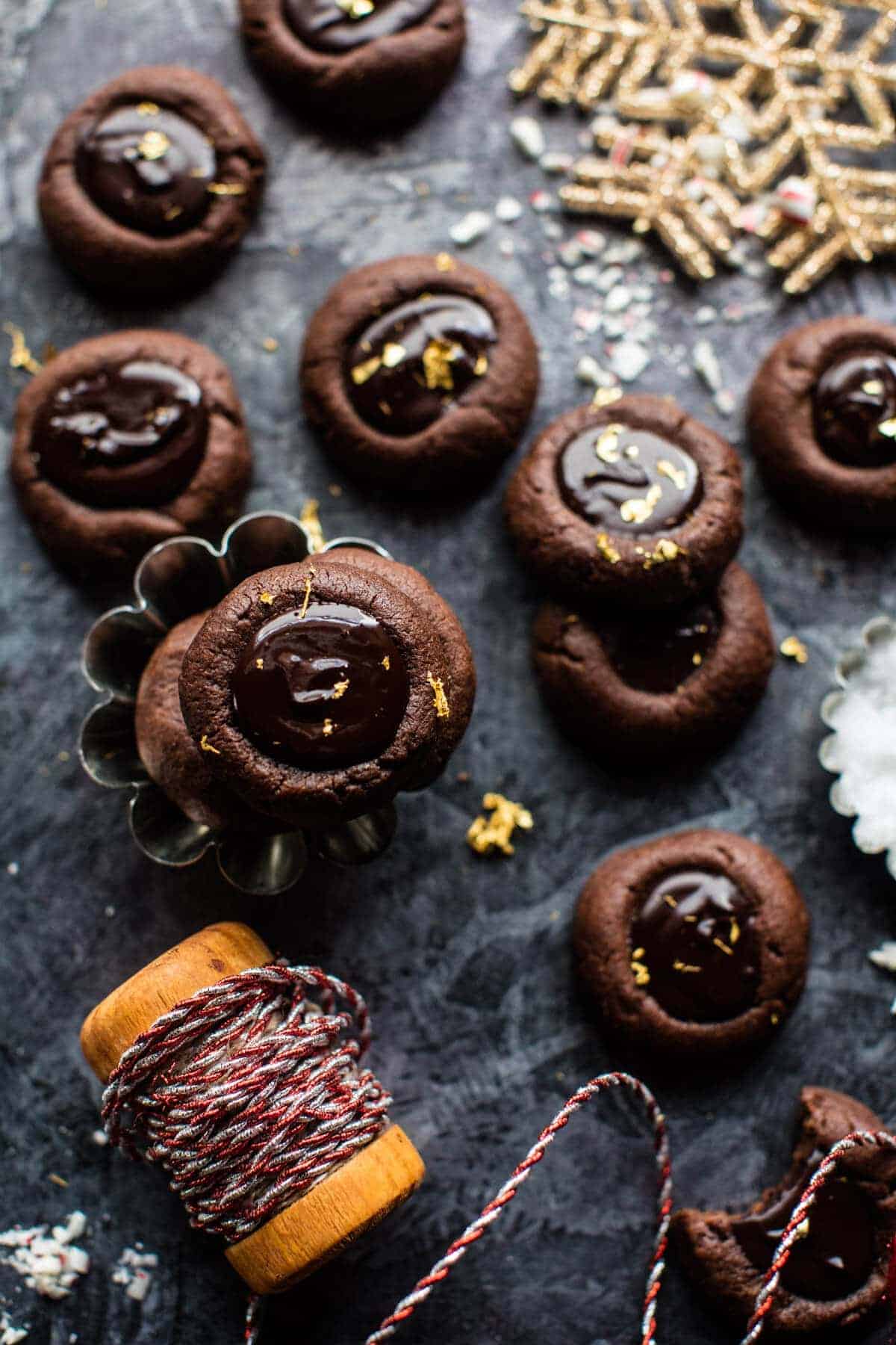 Chocolate Espresso Thumbprint Cookies | halfbakedharvest.com @hbharvest