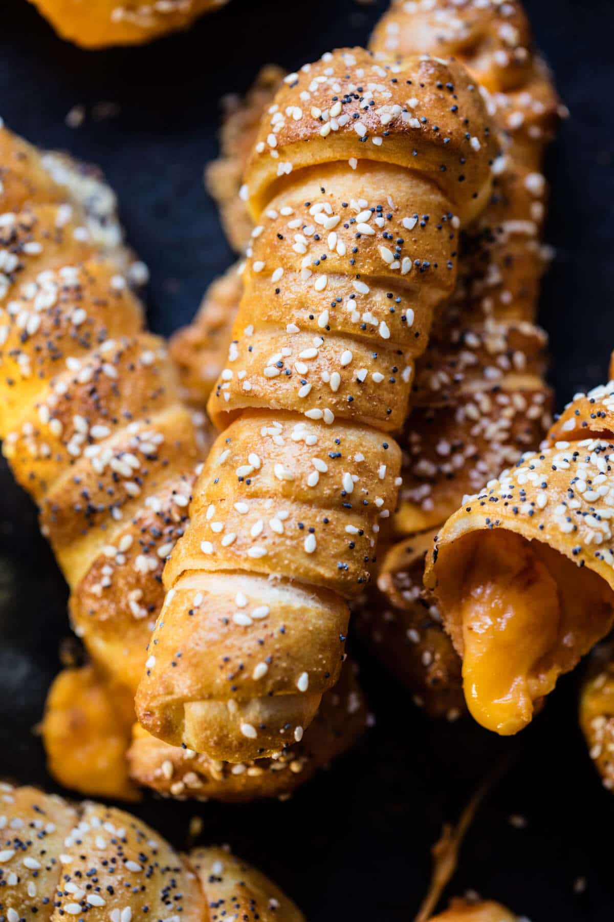 Buffalo Cheddar Soft Pretzel Twists with Everything Spice | halfbakedharvest.com @hbharvest