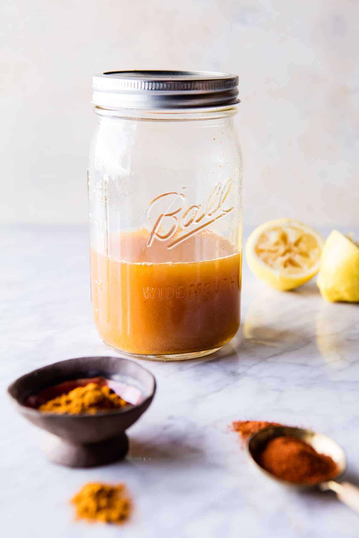 Golden Glow Water | halfbakedharvest.com @hbharvest