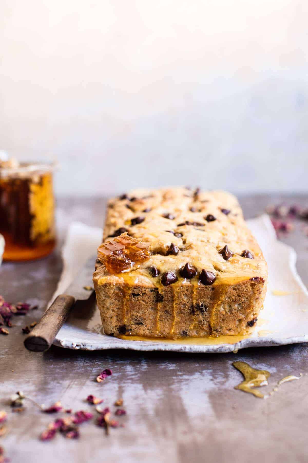 Nourishing 7 Ingredient Chocolate Chip Ricotta Banana Bread | halfbakedharvest.com @hbharvest