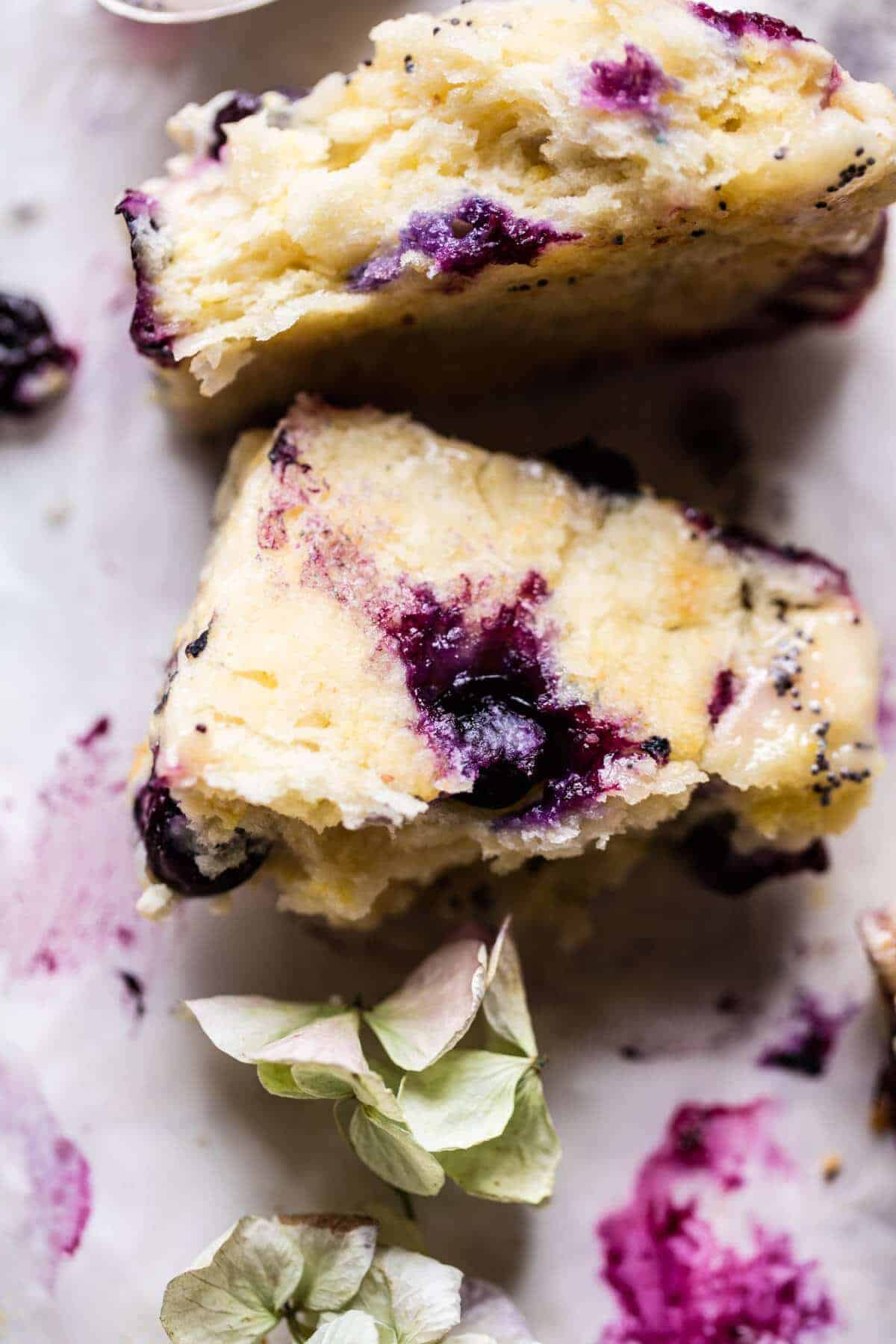 Blueberry Lemon Poppy Seed Scones | halfbakedharvest.com @hbharvest