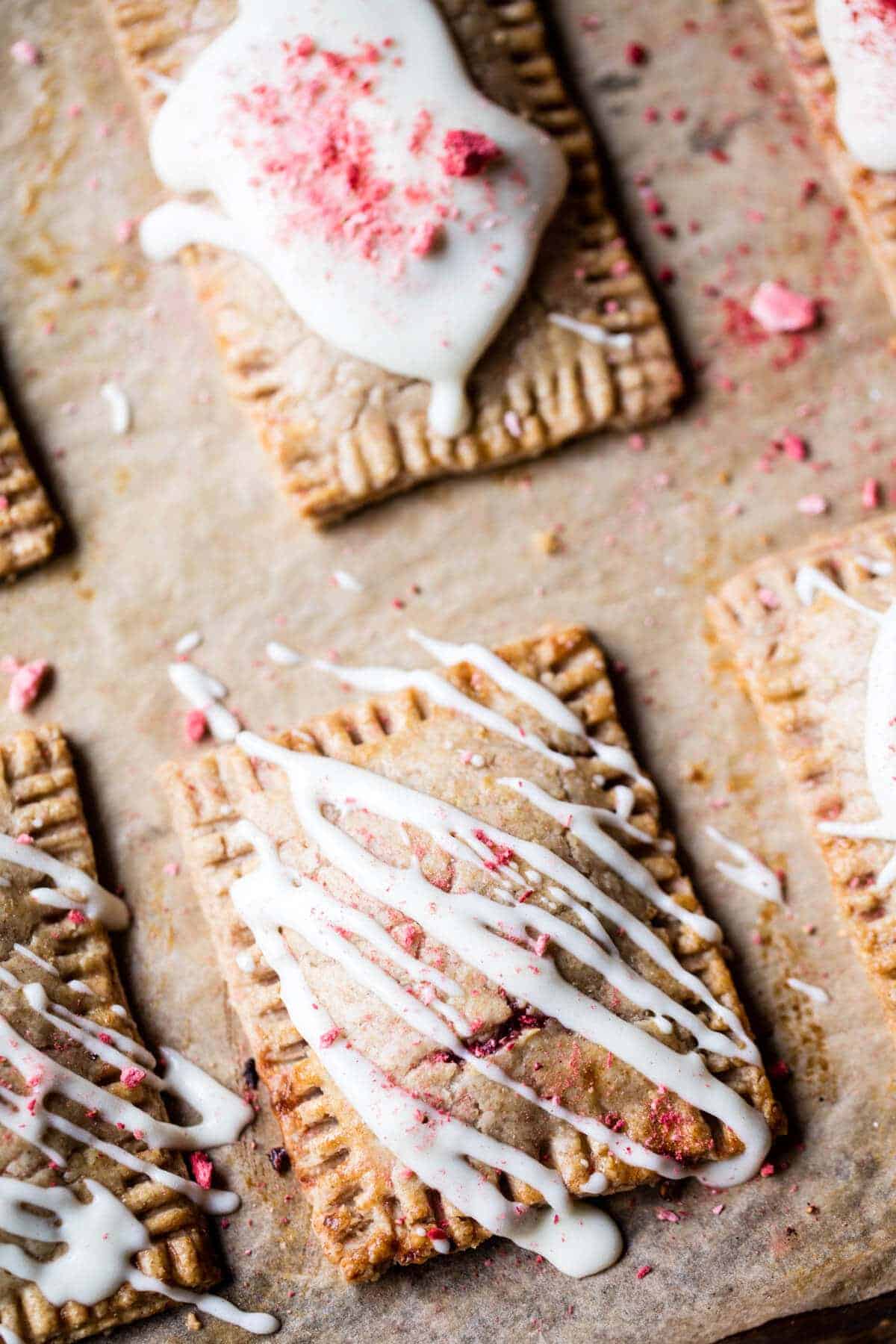 Homemade Strawberry White Chocolate Pop Tarts | halfbakedharvest.com @hbharvest