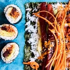 Korean Avocado Tuna Sushi Roll | halfbakedharvest.com @hbharvest