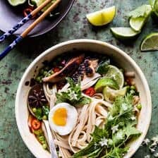 Springtime Chicken Noodle Pho | halfbakedharvest.com @hbharvest