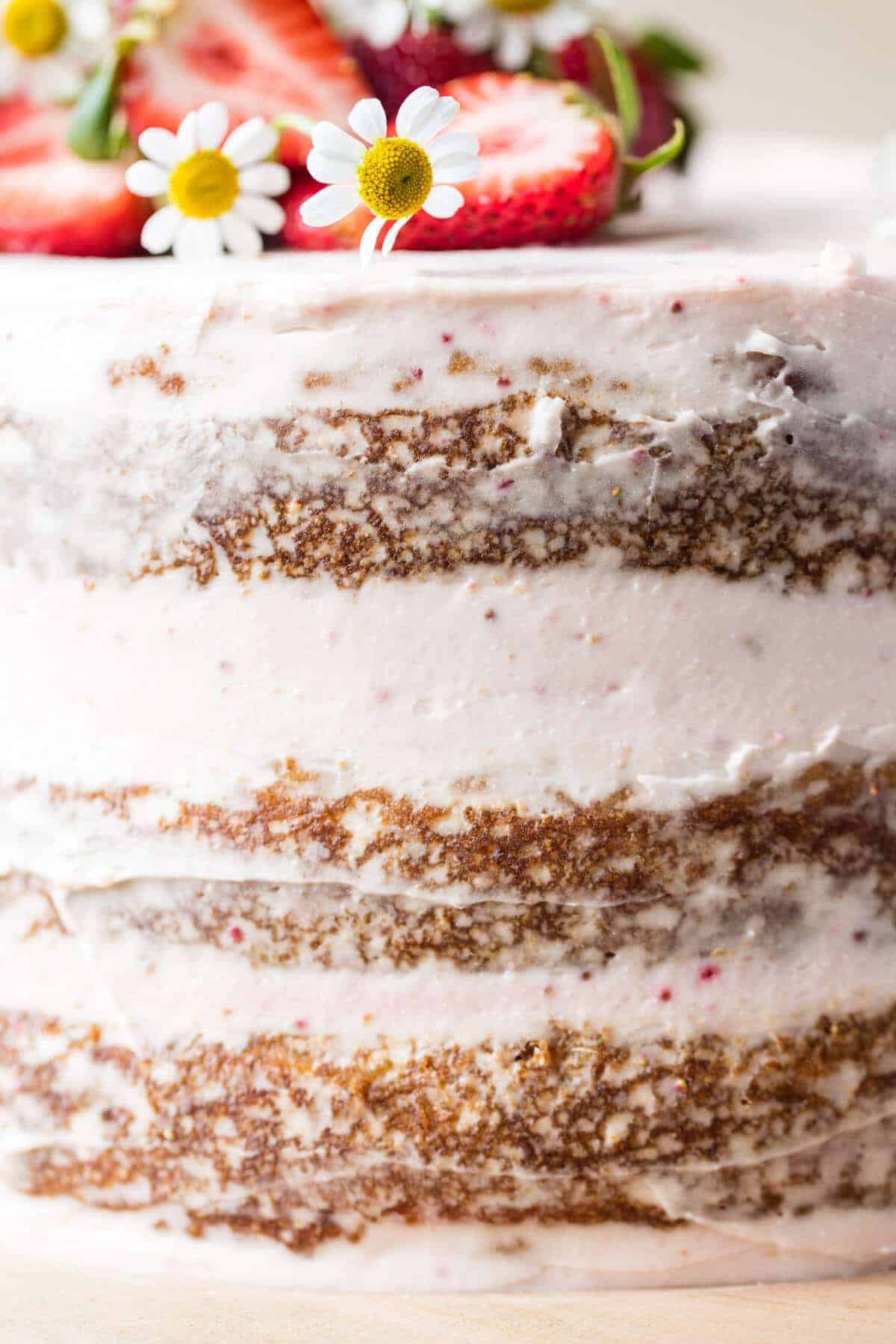 Strawberry Coconut Carrot Cake with Mascarpone Buttercream | halfbakedharvest.com @hbharvest