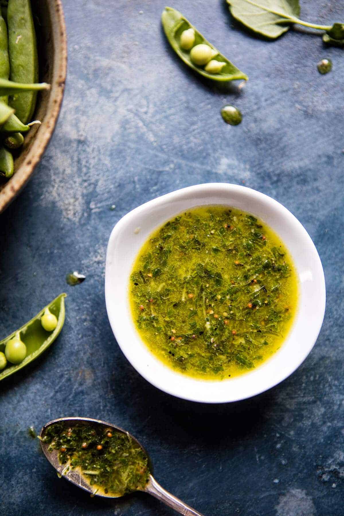 Super Green Pea and Asparagus Burrata Pizza | halfbakedharvest.com @hbharvest