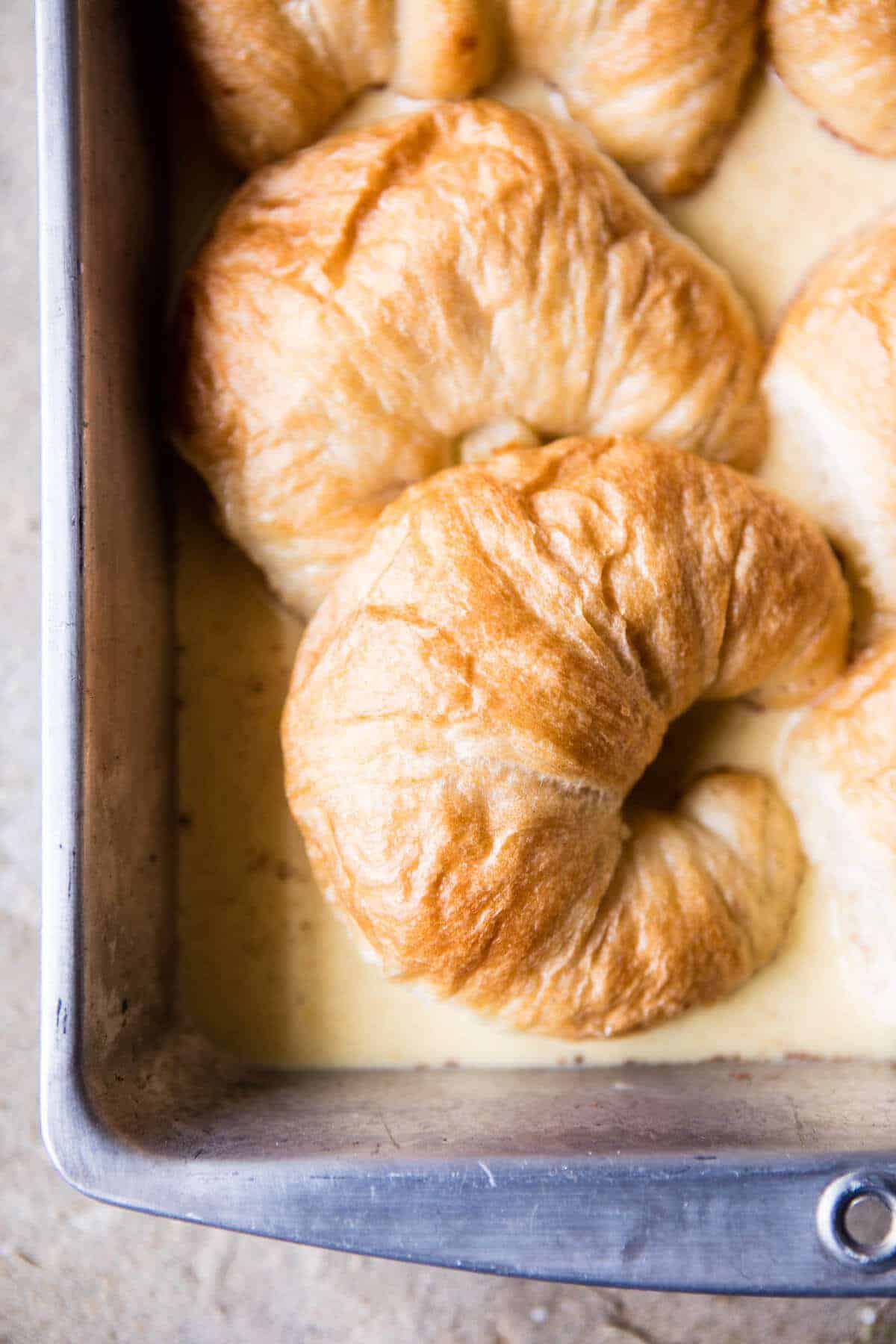 Raspberry Ricotta Croissant French Toast | halfbakedharvest.com @hbharvest