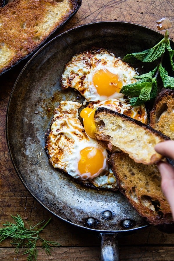 Spicy Moroccan Fried Eggs | halfbakedharvest.com @hbharvest