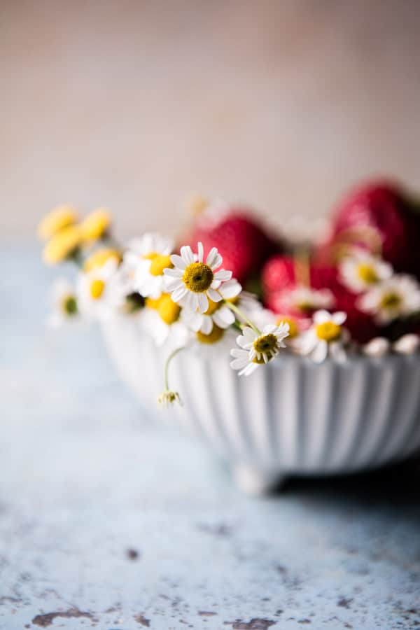 Buttermilk Pancakes with Chamomile Cream and Gingered Strawberries | halfbakedharvest.com @hbharvest