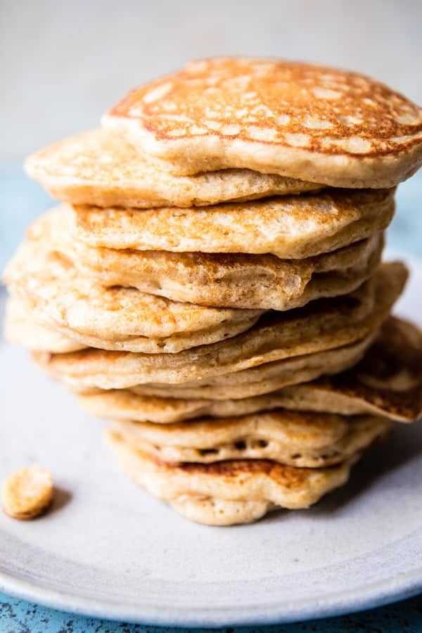 Buttermilk Pancakes with Chamomile Cream and Gingered Strawberries | halfbakedharvest.com @hbharvest
