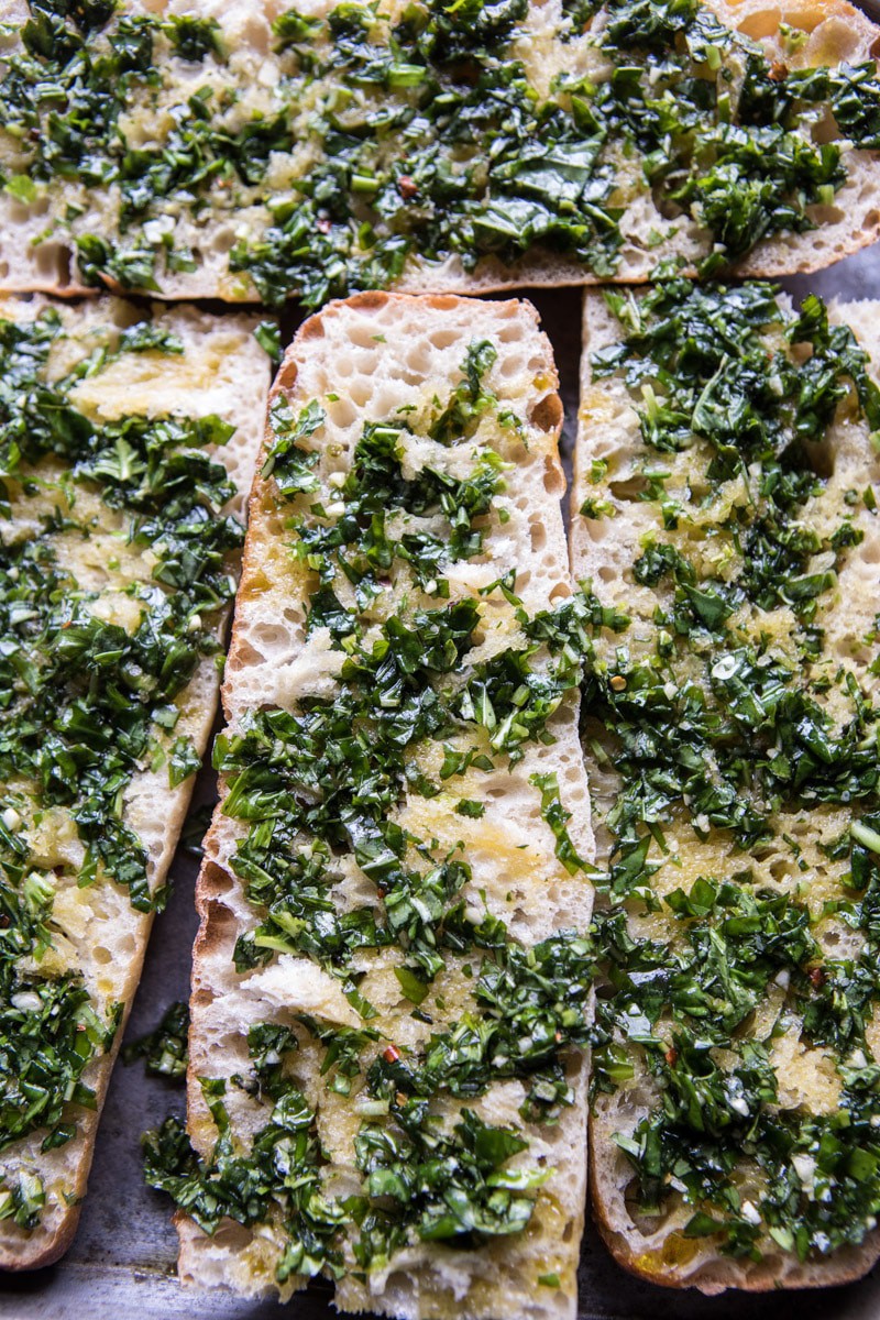 Caprese Burrata Garlic Bread | halfbakedharvest.com @hbharvest