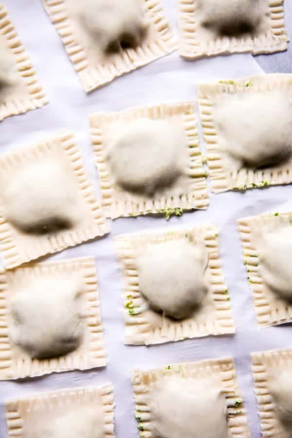 Easiest Lemon Ricotta Asparagus Ravioli | halfbakedharvest.com @hbharvest