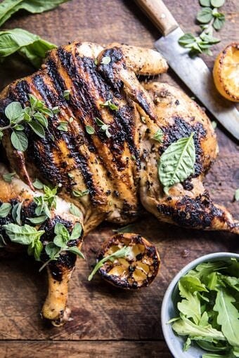 Lemon and Oregano Grilled Chicken | halfbakedharvest.com @hbharvest