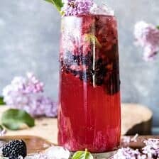 Blackberry Lilac Mojito | halfbakedharvest.com @hbharvest
