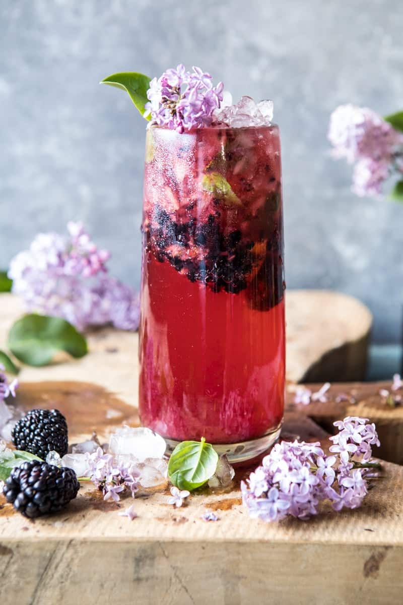 Blackberry Lilac Mojito | halfbakedharvest.com @hbharvest