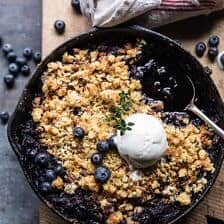 Blueberry Brown Betty | halfbakedharvest.com @hbharvest