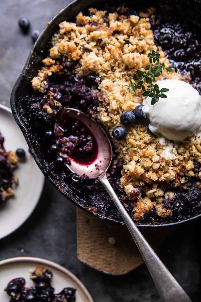 Blueberry Brown Betty | halfbakedharvest.com @hbharvest