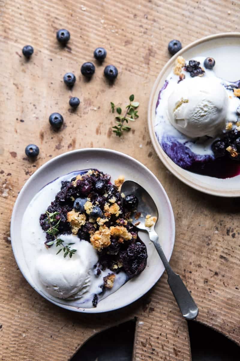 Blueberry Brown Betty | halfbakedharvest.com @hbharvest