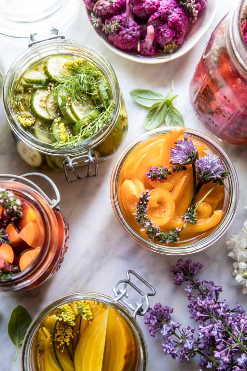 Farmers Market Pickled Crudité Platter | halfbakedharvest.com @hbharvest