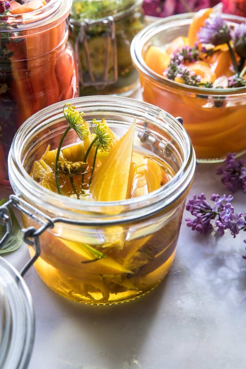 Farmers Market Pickled Crudité Platter | halfbakedharvest.com @hbharvest