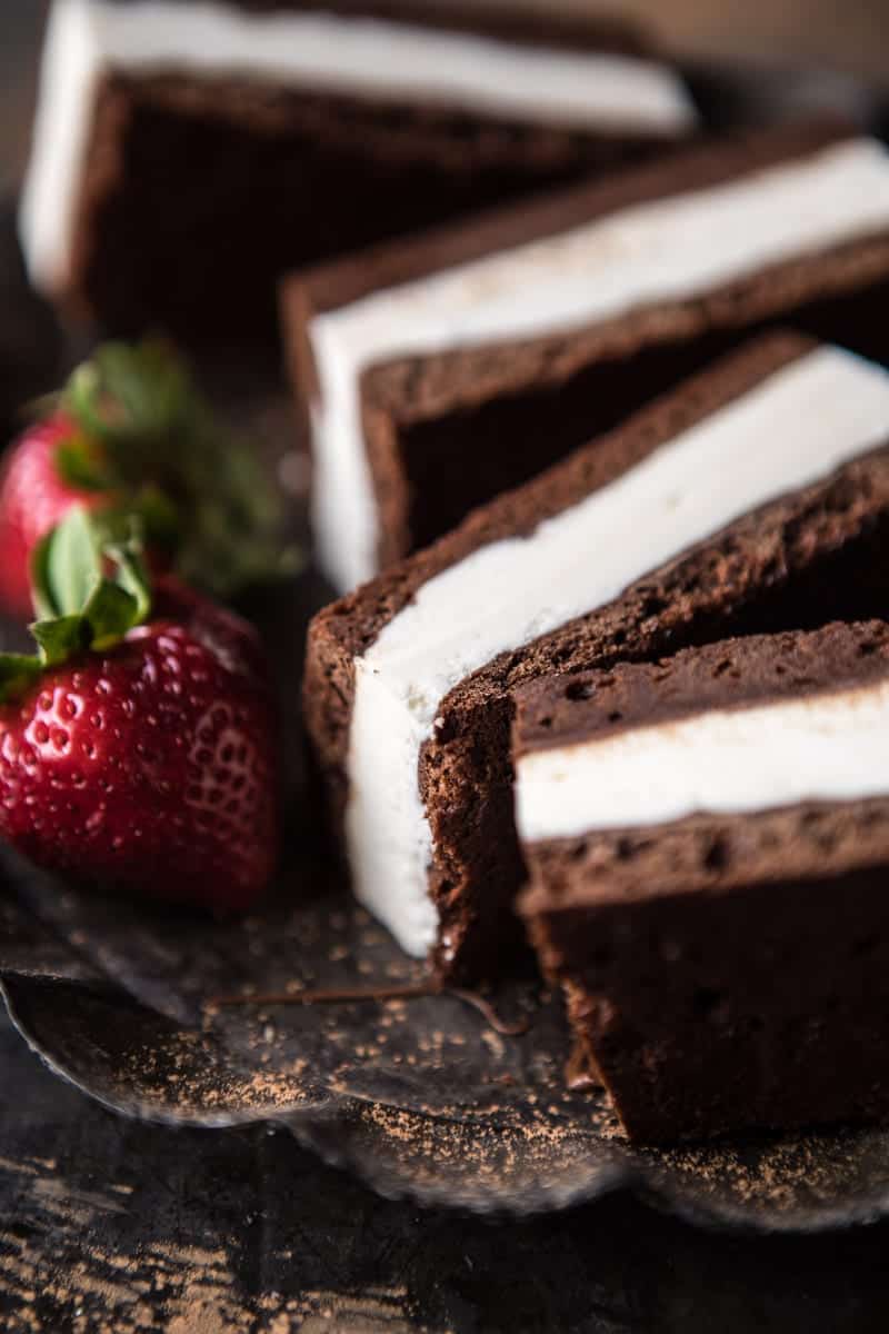 Tiramisu Brownie Ice Cream Sandwich Bars | halfbakedharvest.com @hbharvest