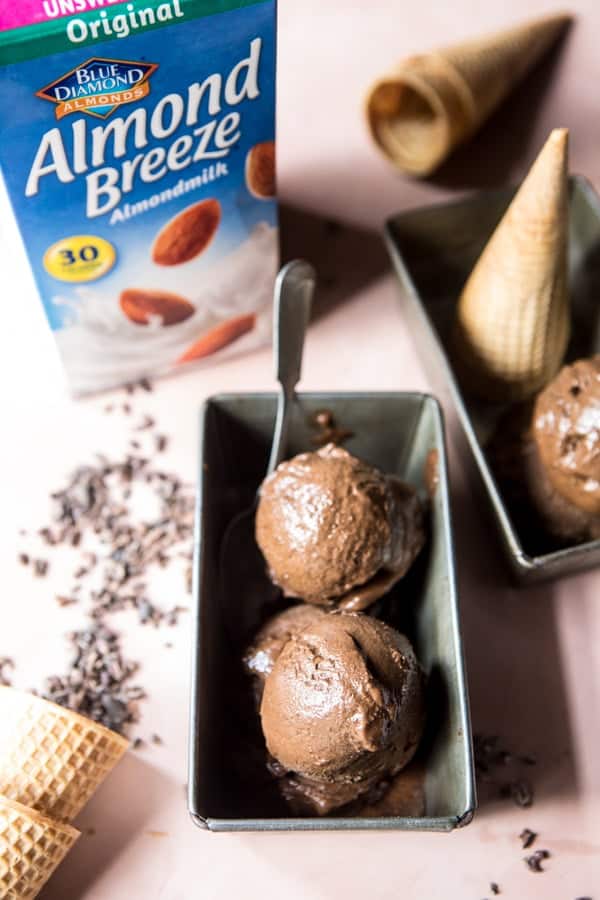 6 Ingredient Chocolate Coffee Nice Cream | halfbakedharvest.com @hbharvest
