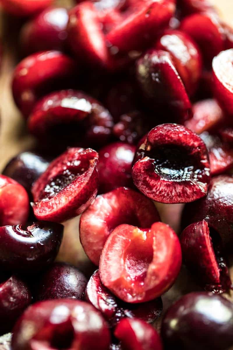 Honey Thyme and Sweet Cherry Grilled Brie | halfbakedharvest.com @hbharvest